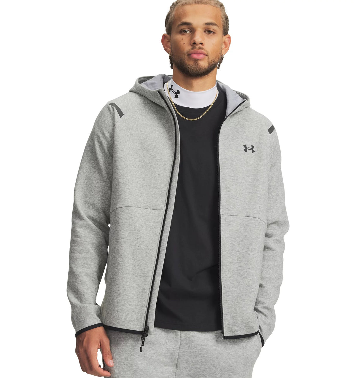 Under Armour Shirtjacken hellgrau