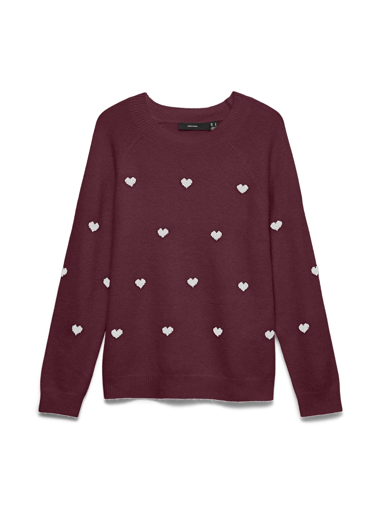 Vero Moda Pullover dunkelrot