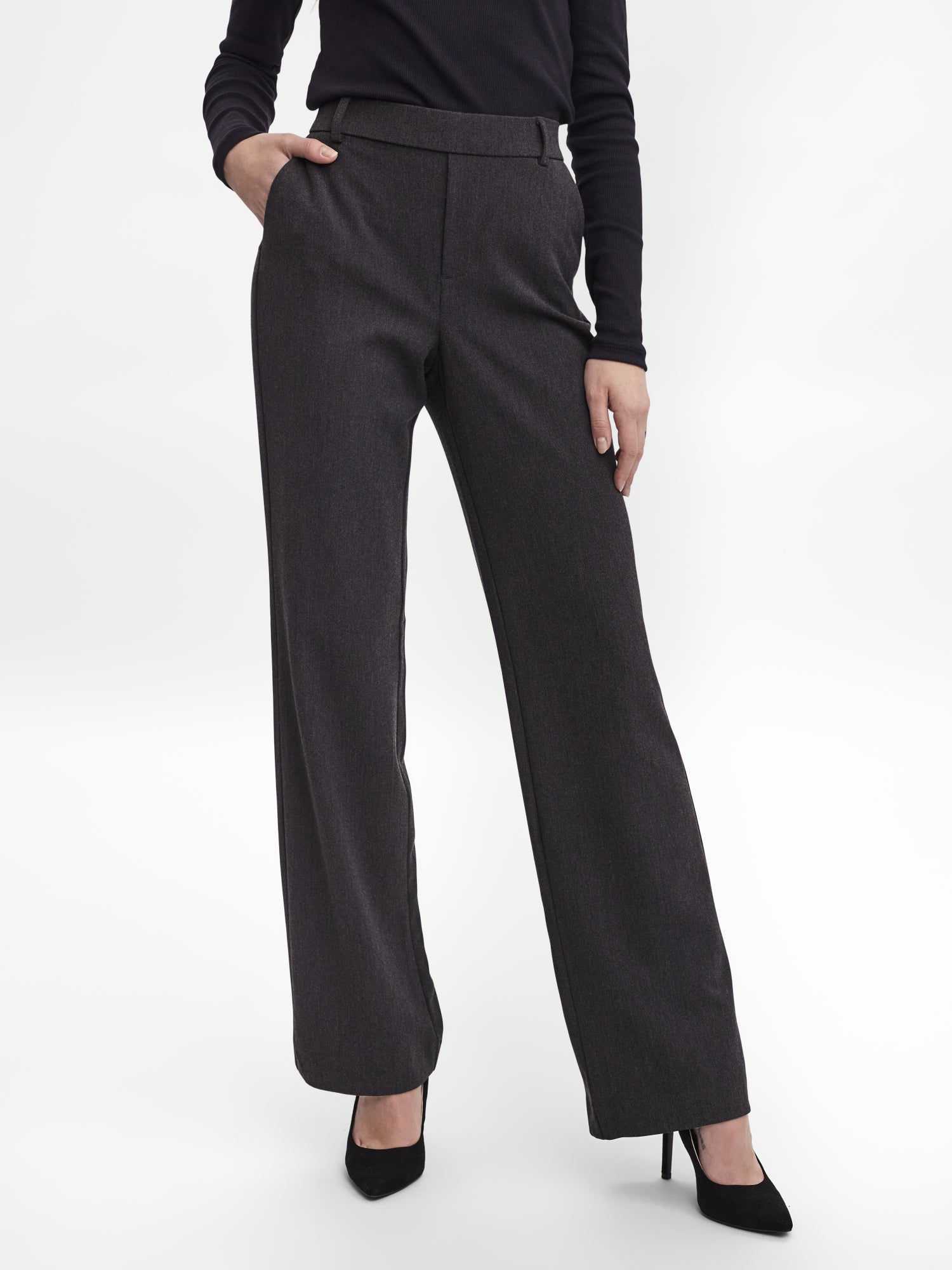 Vero Moda Businesshosen hellgrau