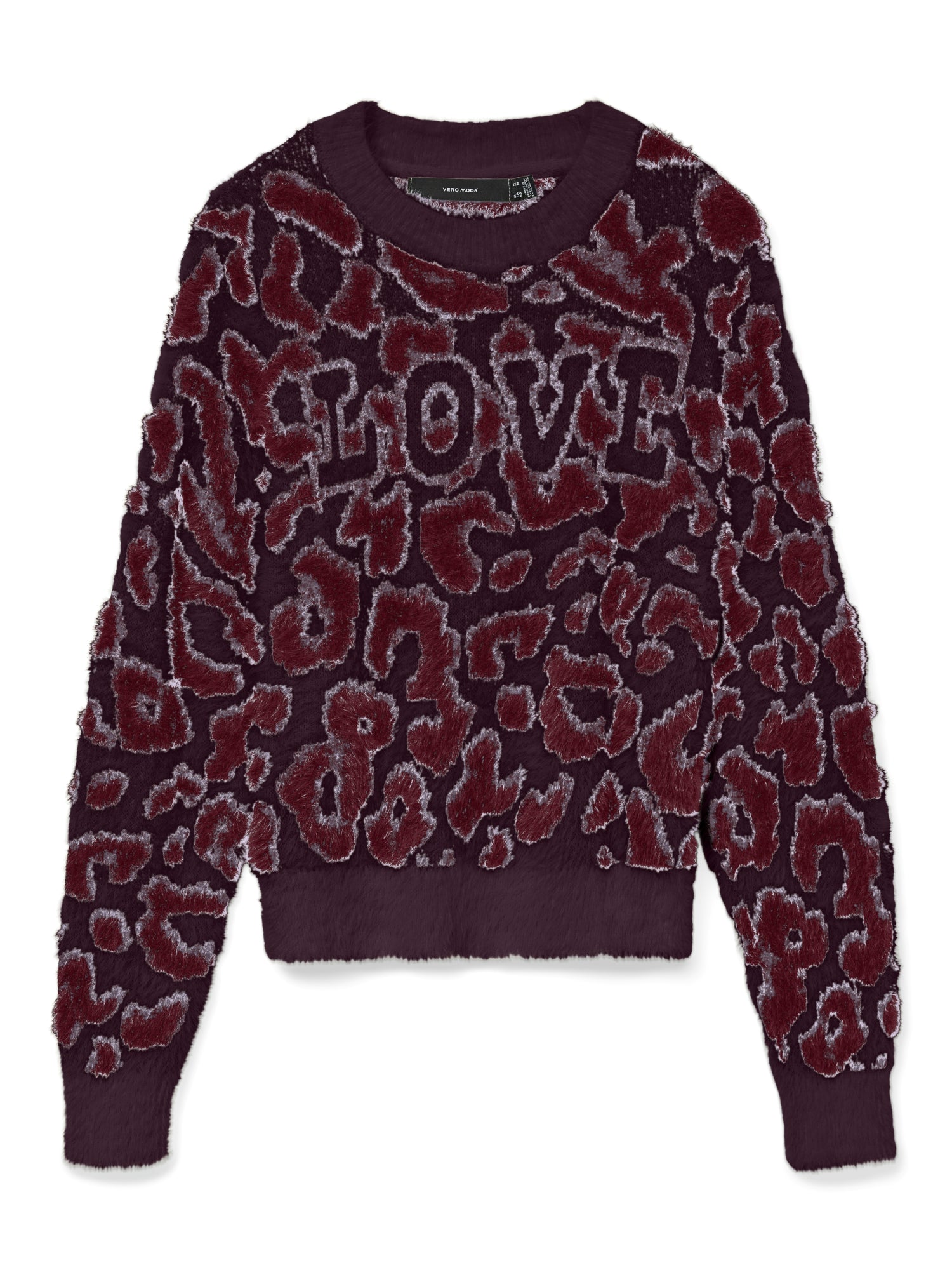 Vero Moda Pullover dunkelrot