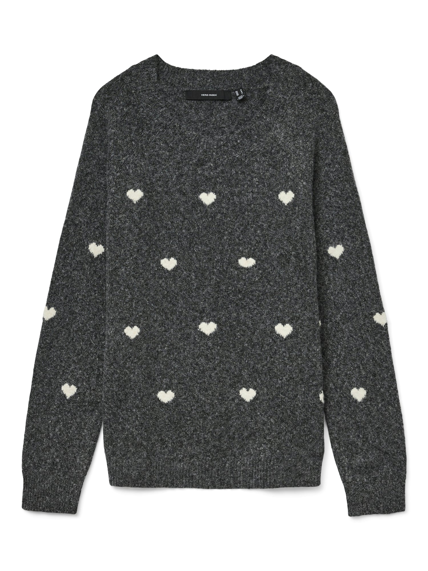 Vero Moda Pullover dunkelgrau