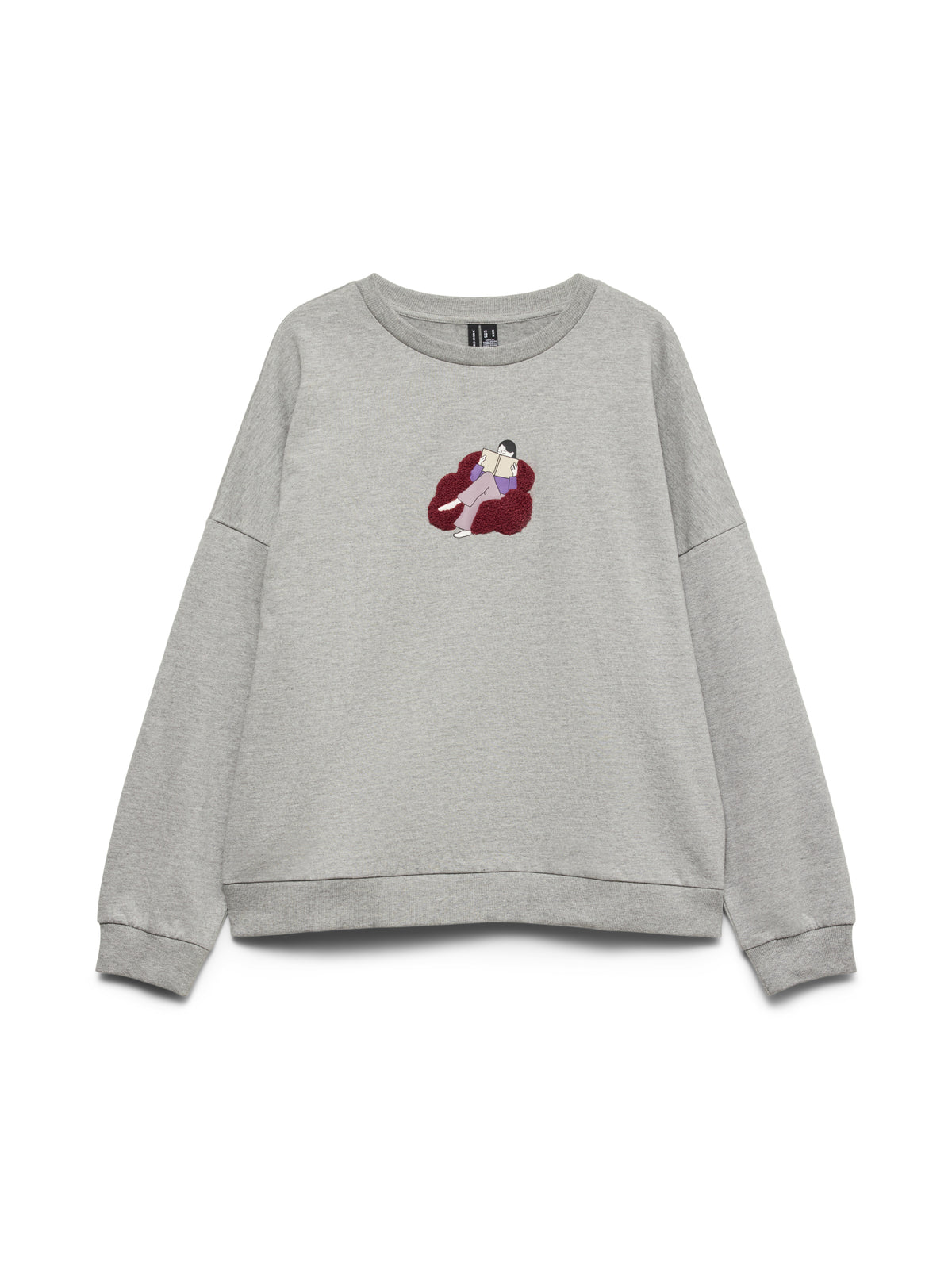 Vero Moda Sweatshirts hellgrau