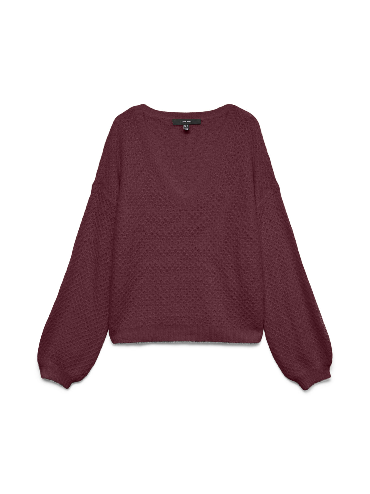 Vero Moda Pullover dunkelrot