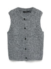 Vero Moda Pullunder dunkelgrau