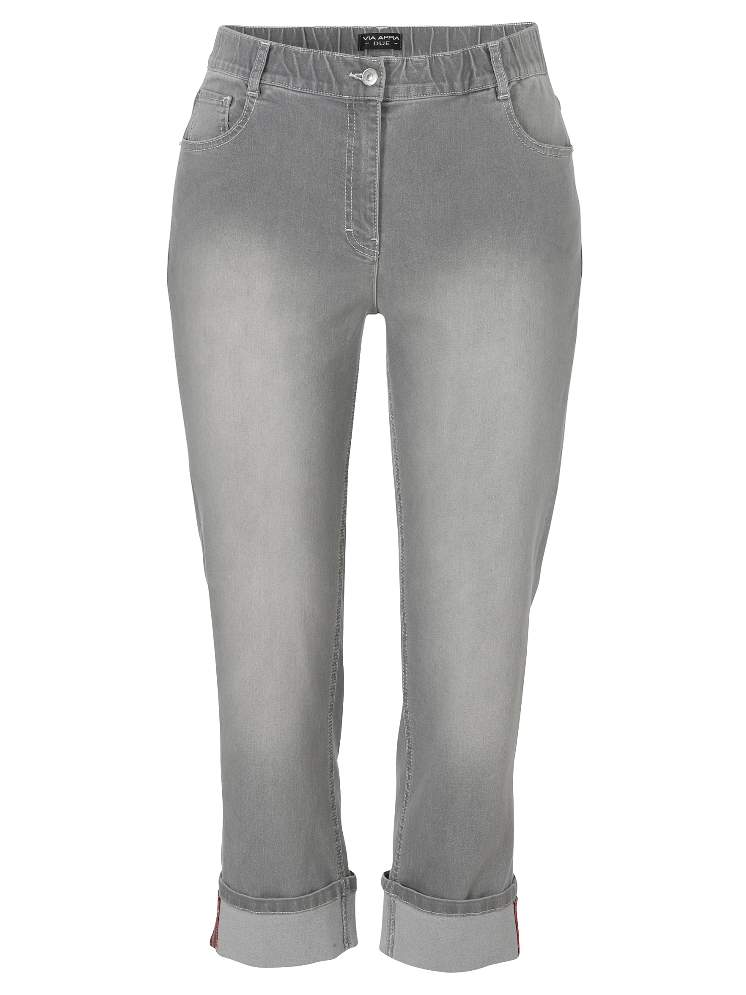 Via Appia Due Jeansshorts grau