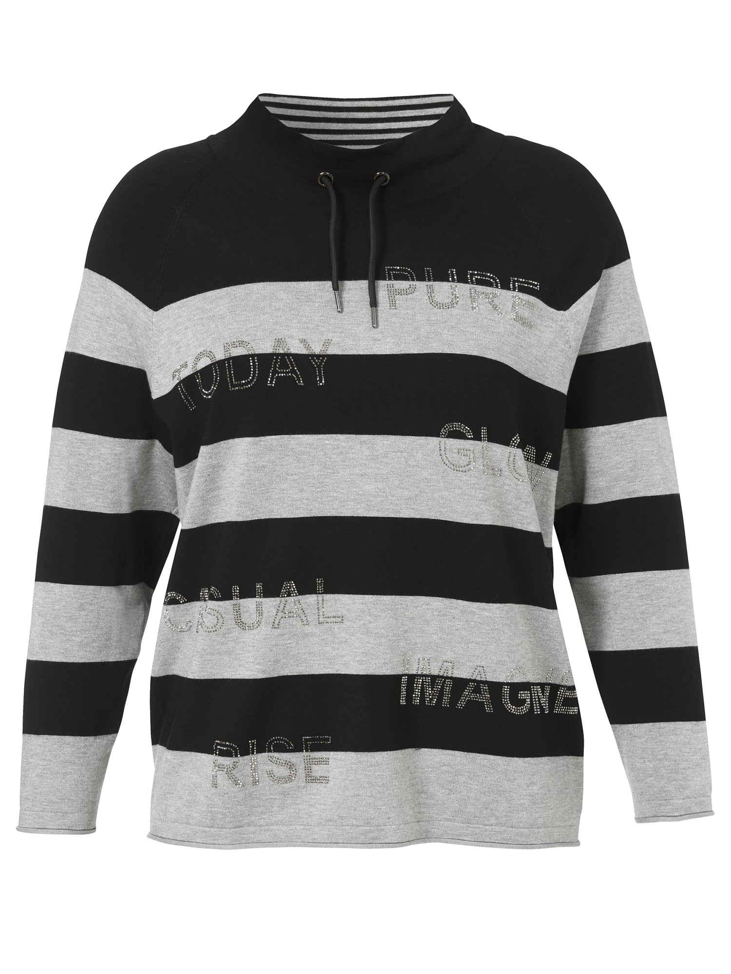 Via Appia Due Pullover schwarz