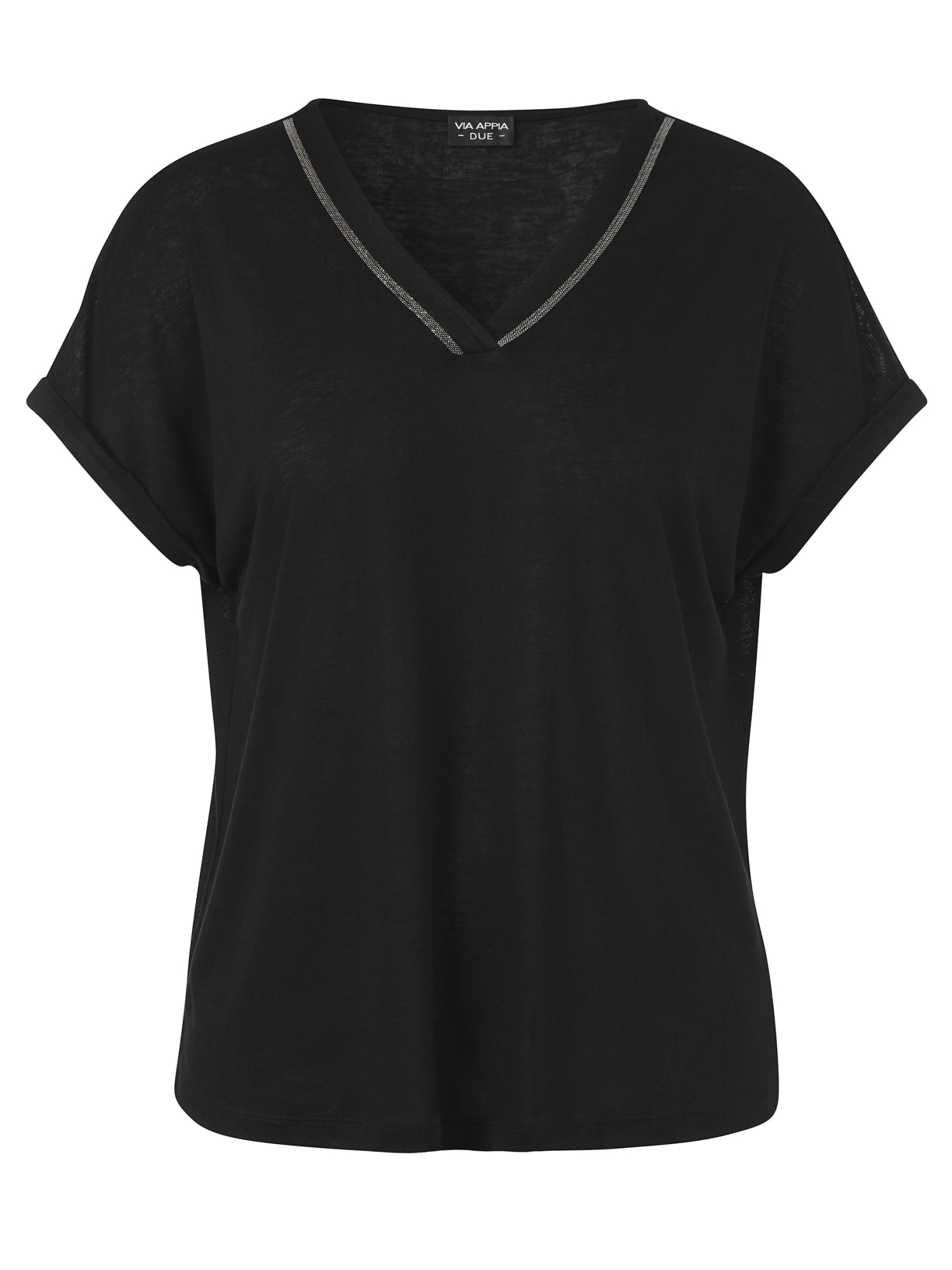 Via Appia Due T-Shirts schwarz