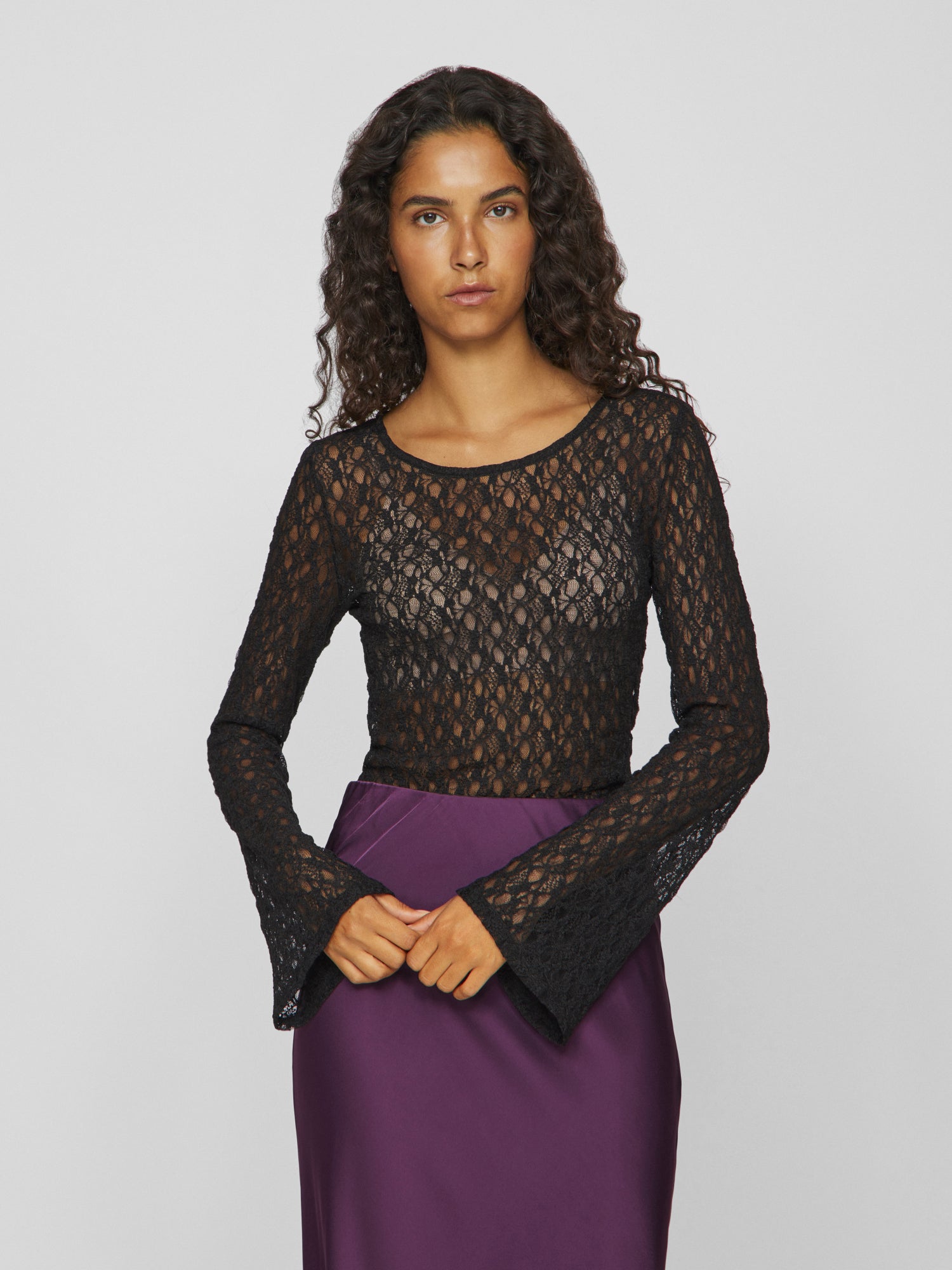 Vila Langarmshirts  schwarz