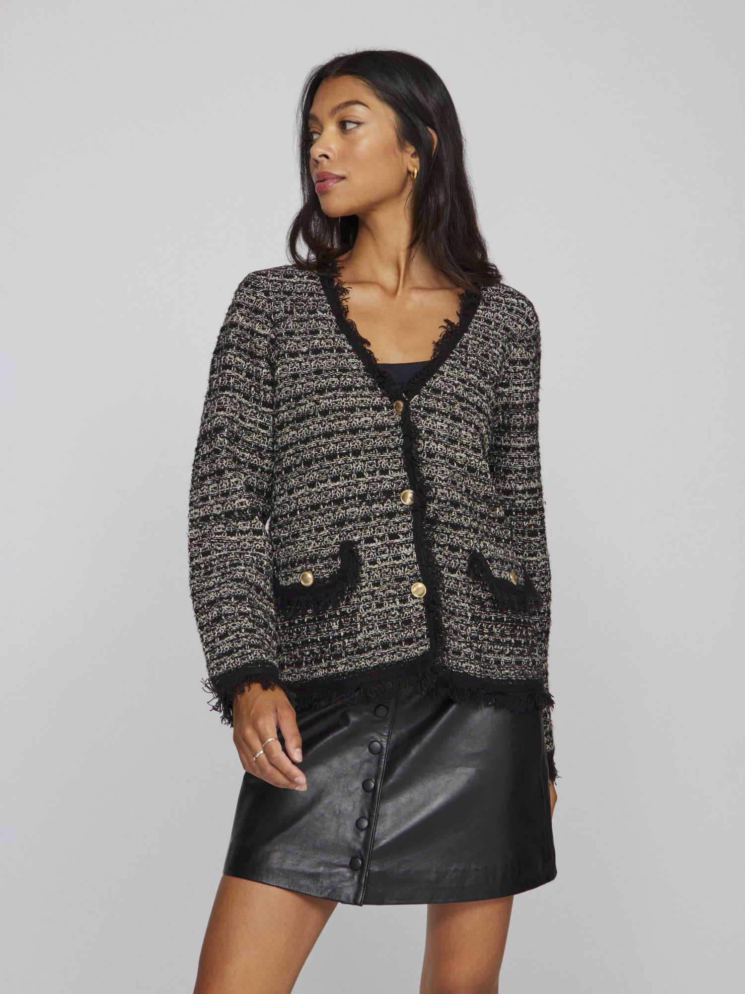 Vila Strickjacken  schwarz