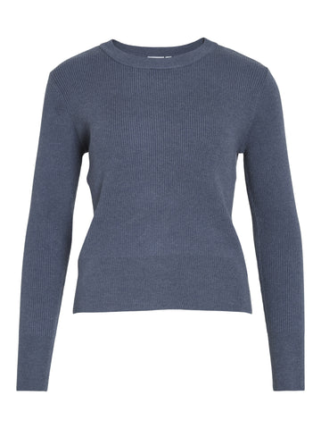 Gerippter Strickpullover