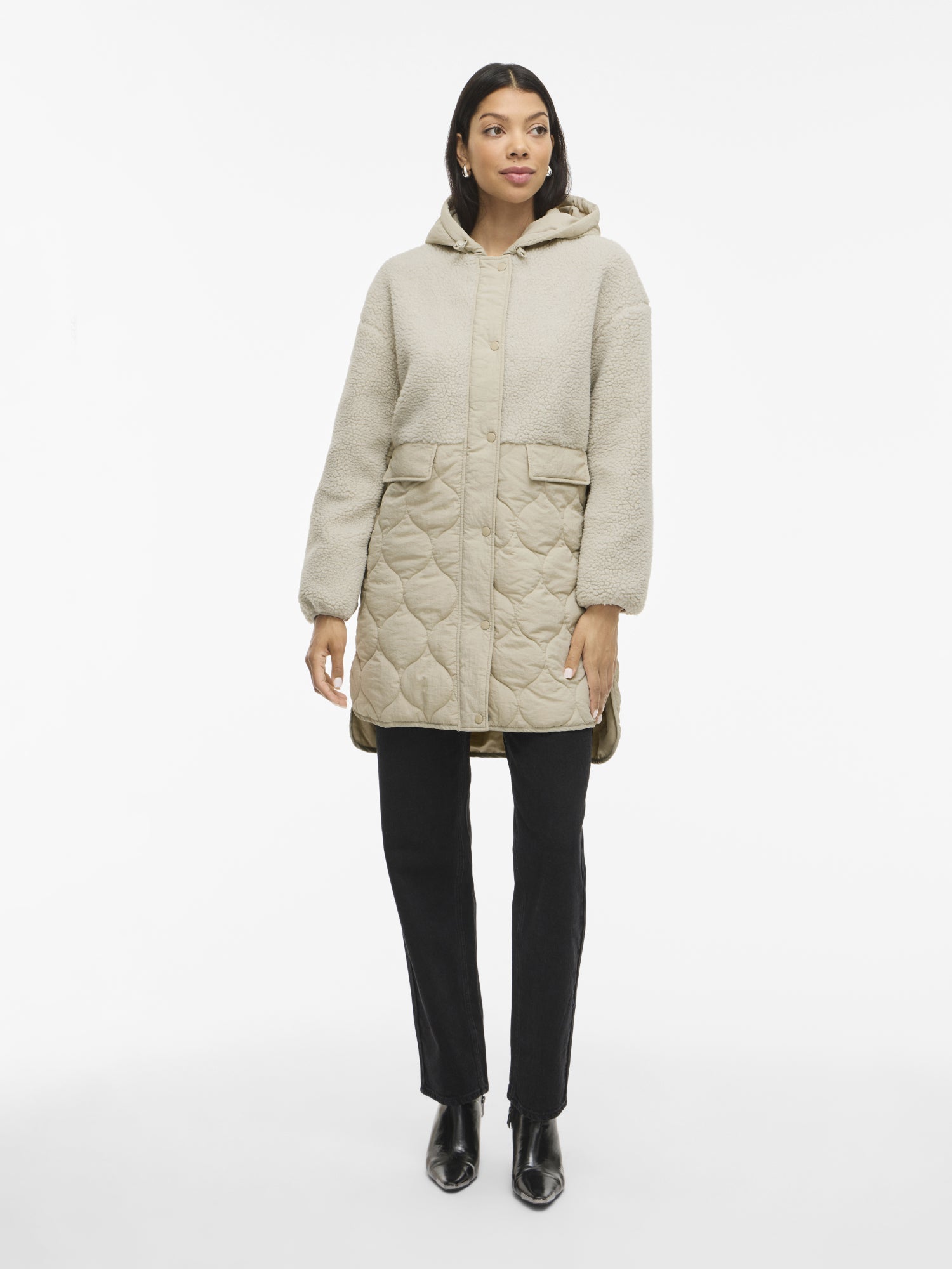 Vila Outdoor-Jacken  beige