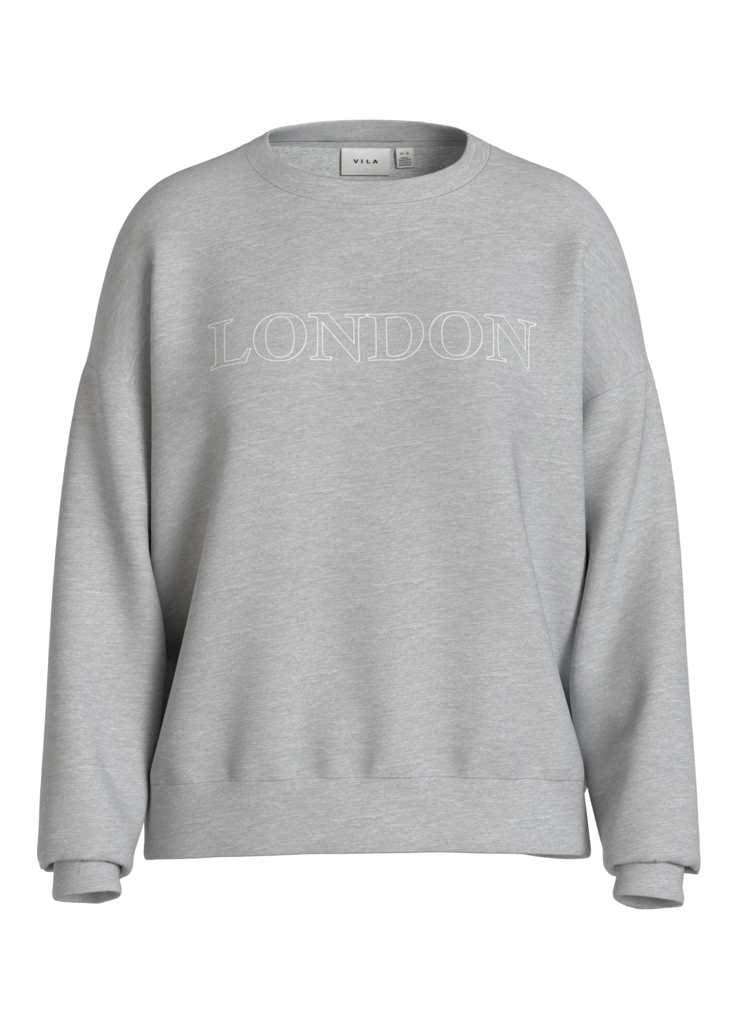 Vila Sweatshirts hellgrau