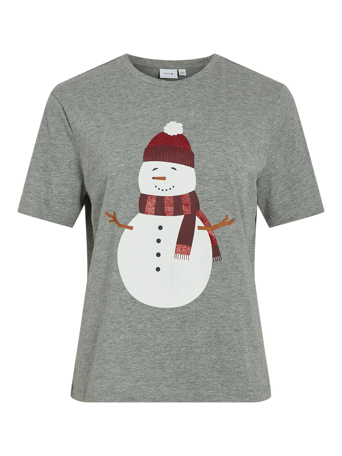 Vila T-Shirts hellgrau