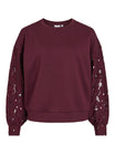 Vila Sweatshirts bordeaux