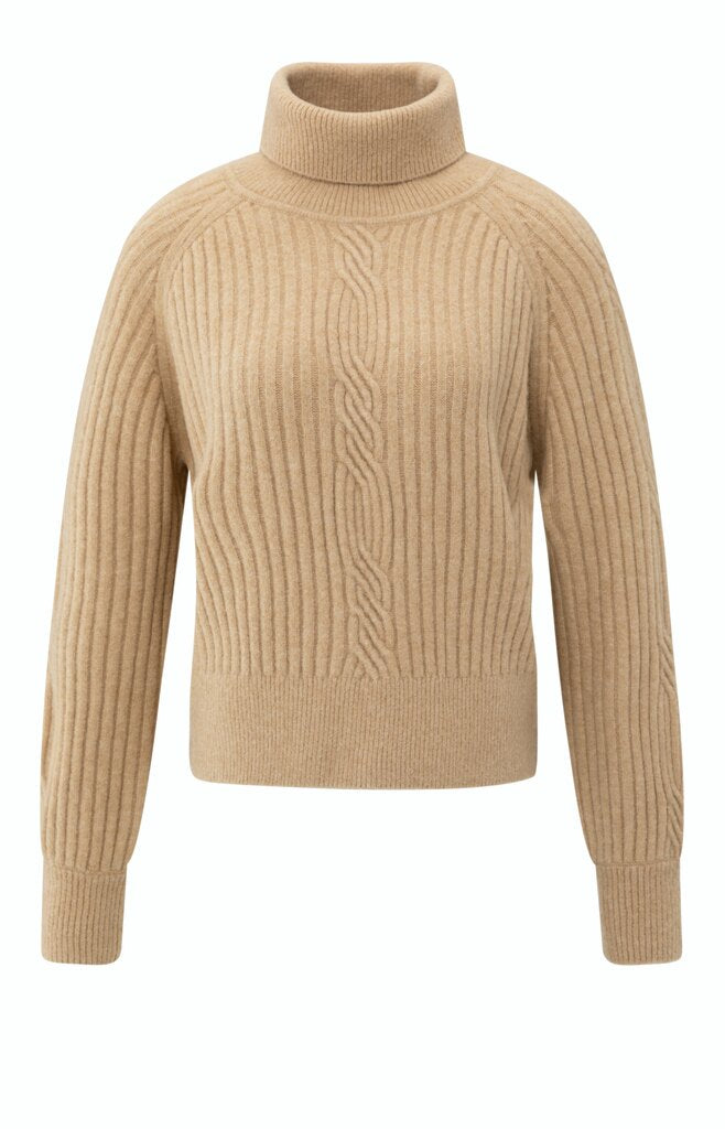 YAYA Pullover braun