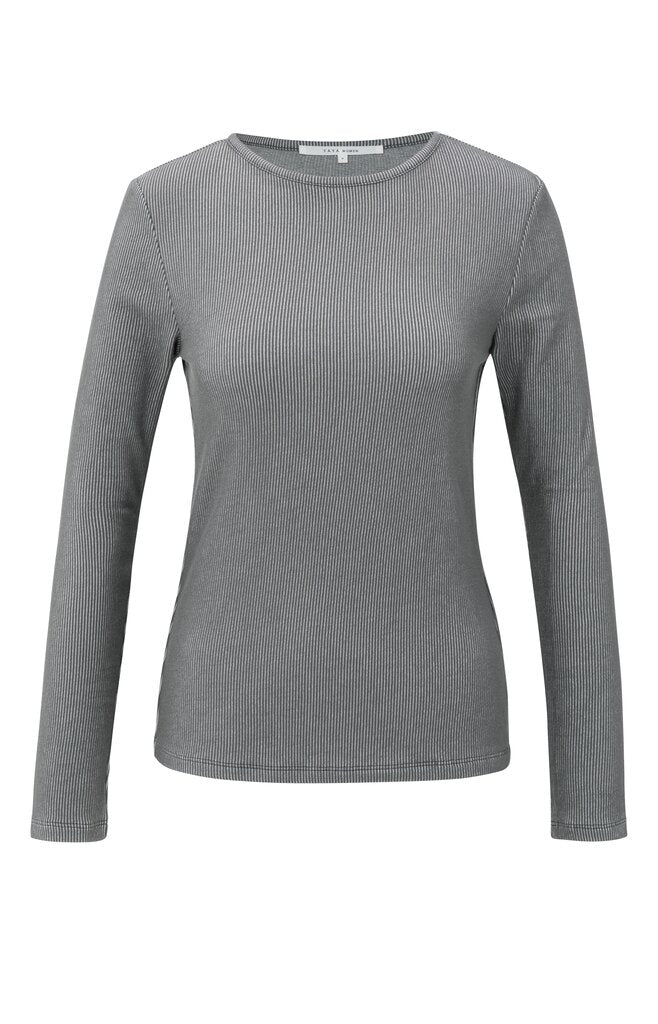YAYA Langarmshirts grau