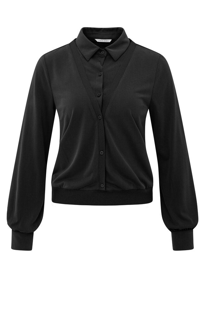 YAYA T-Shirts schwarz