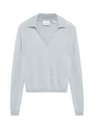 comma Pullover hellblau