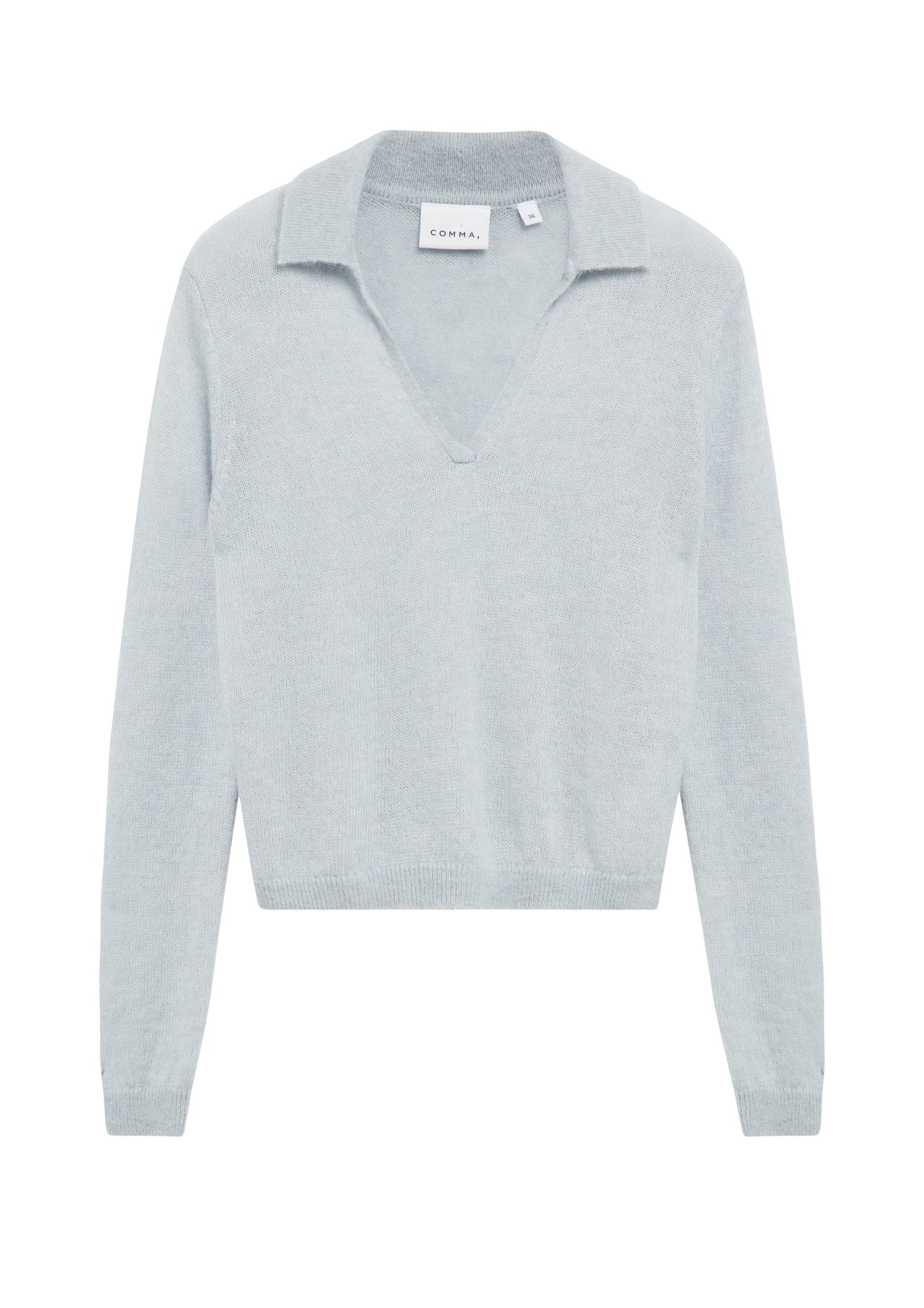 comma Pullover hellblau