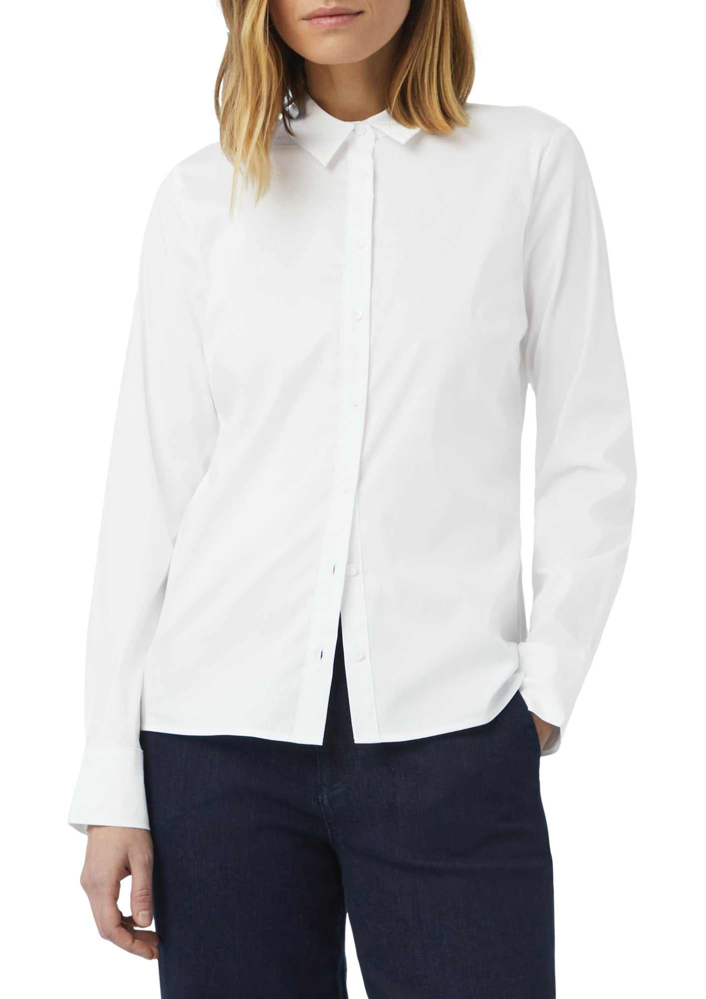 comma Hemdblusen weiß