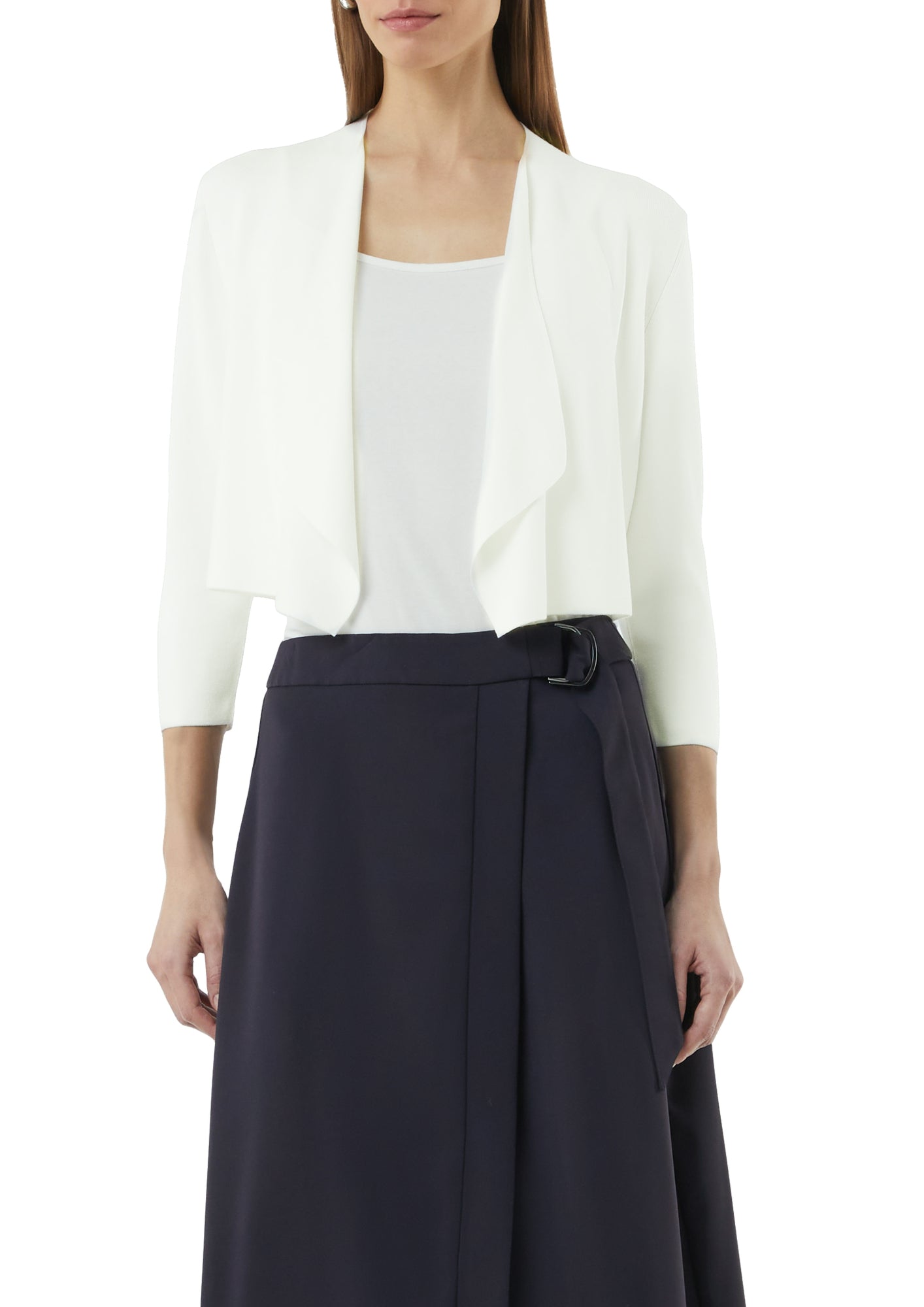 comma Sweatjacken weiß