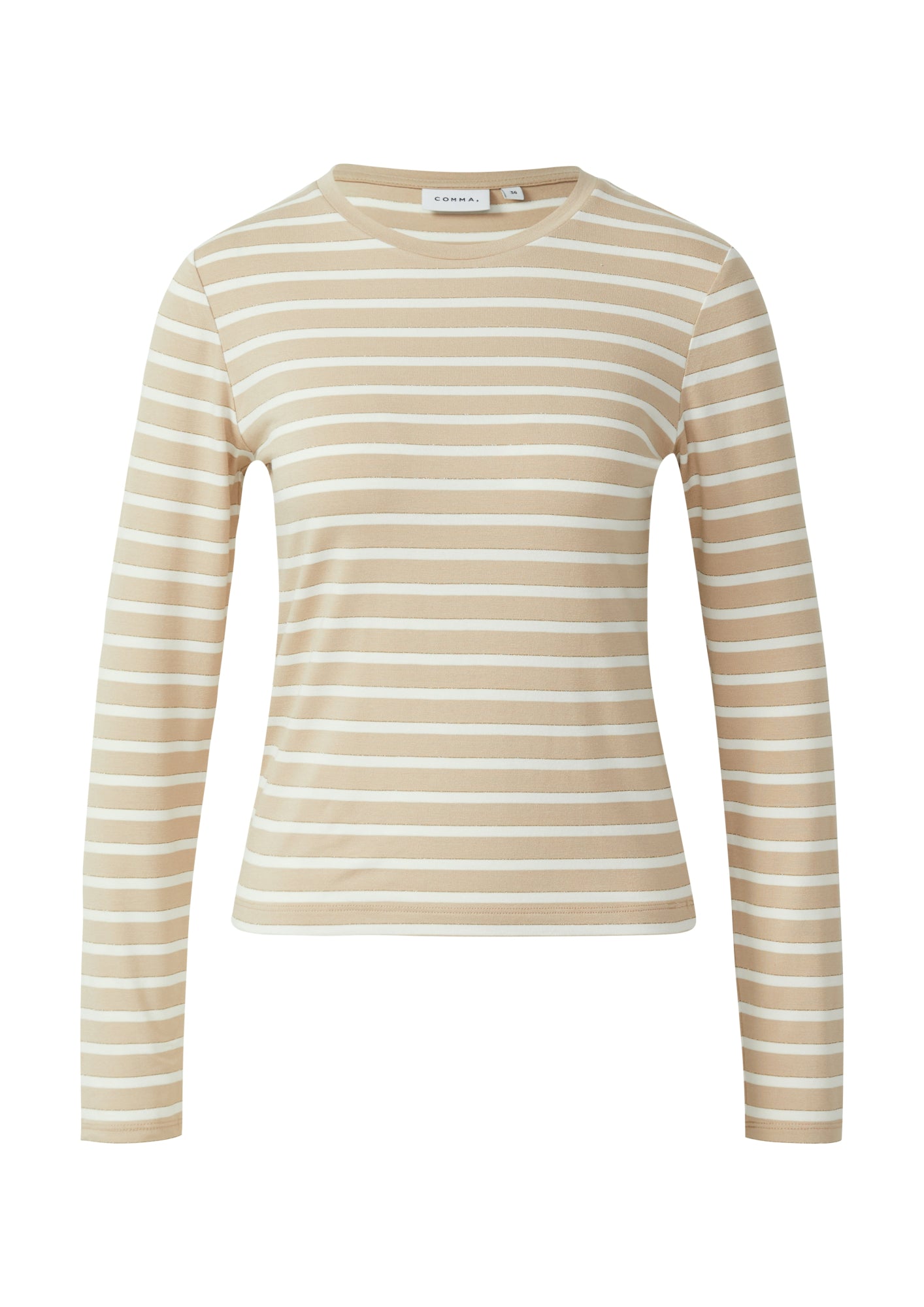 comma Langarmshirts beige