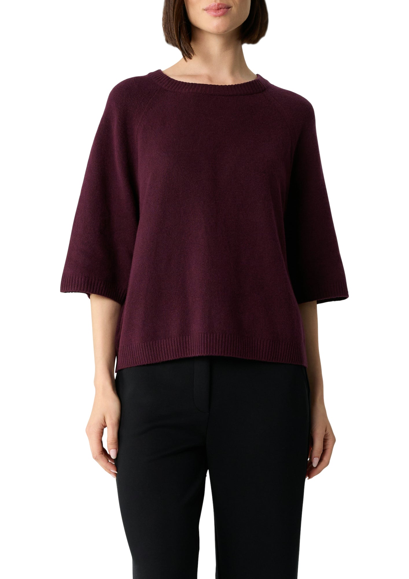 comma Pullover bordeaux