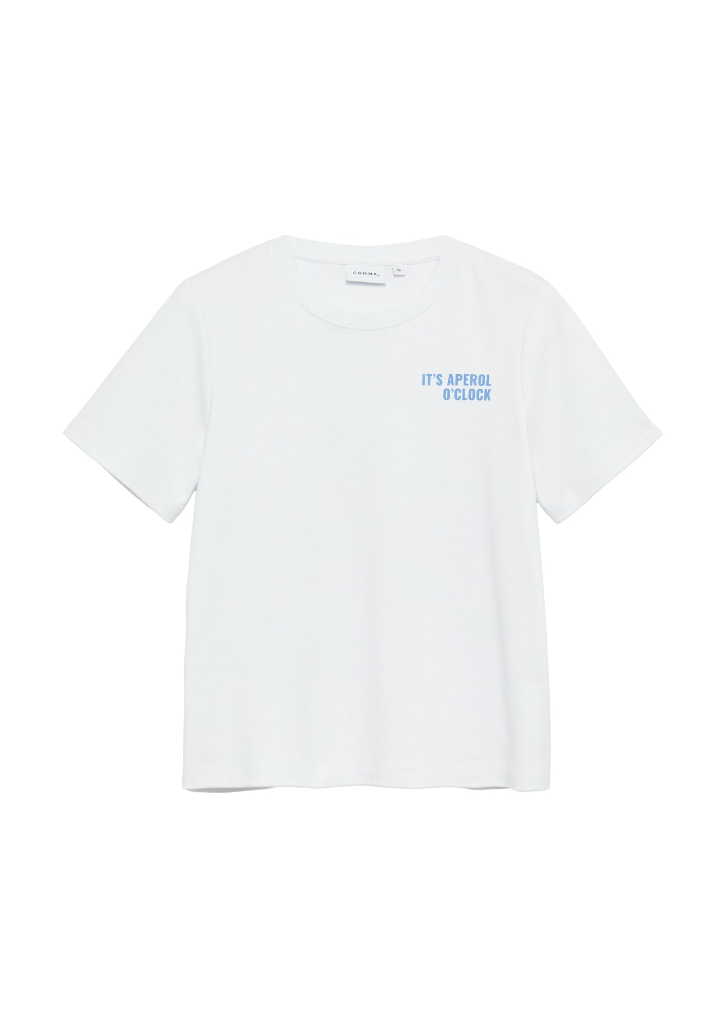 comma T-Shirts weiß