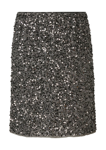 Rock mit Allover-Pailletten