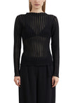 comma Langarmshirts schwarz