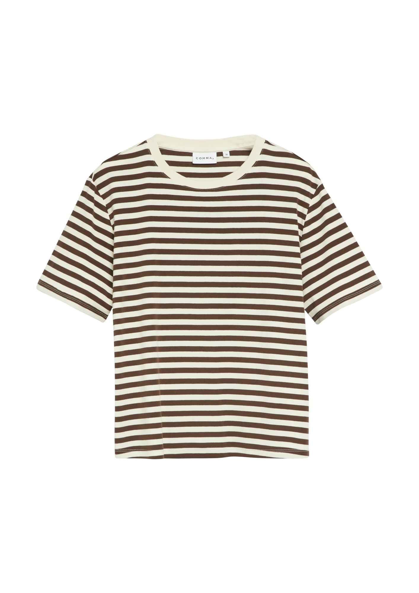 comma T-Shirts braun