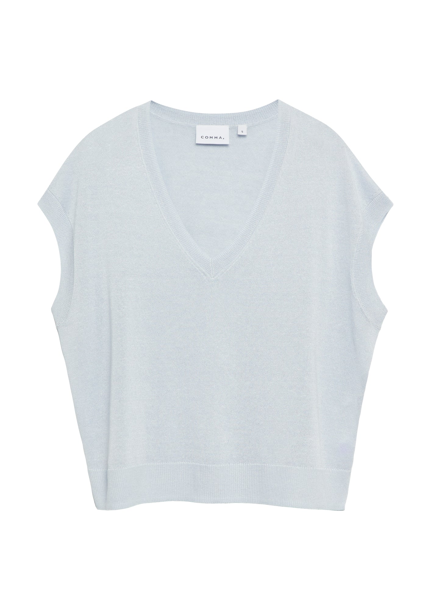 comma Pullover blau