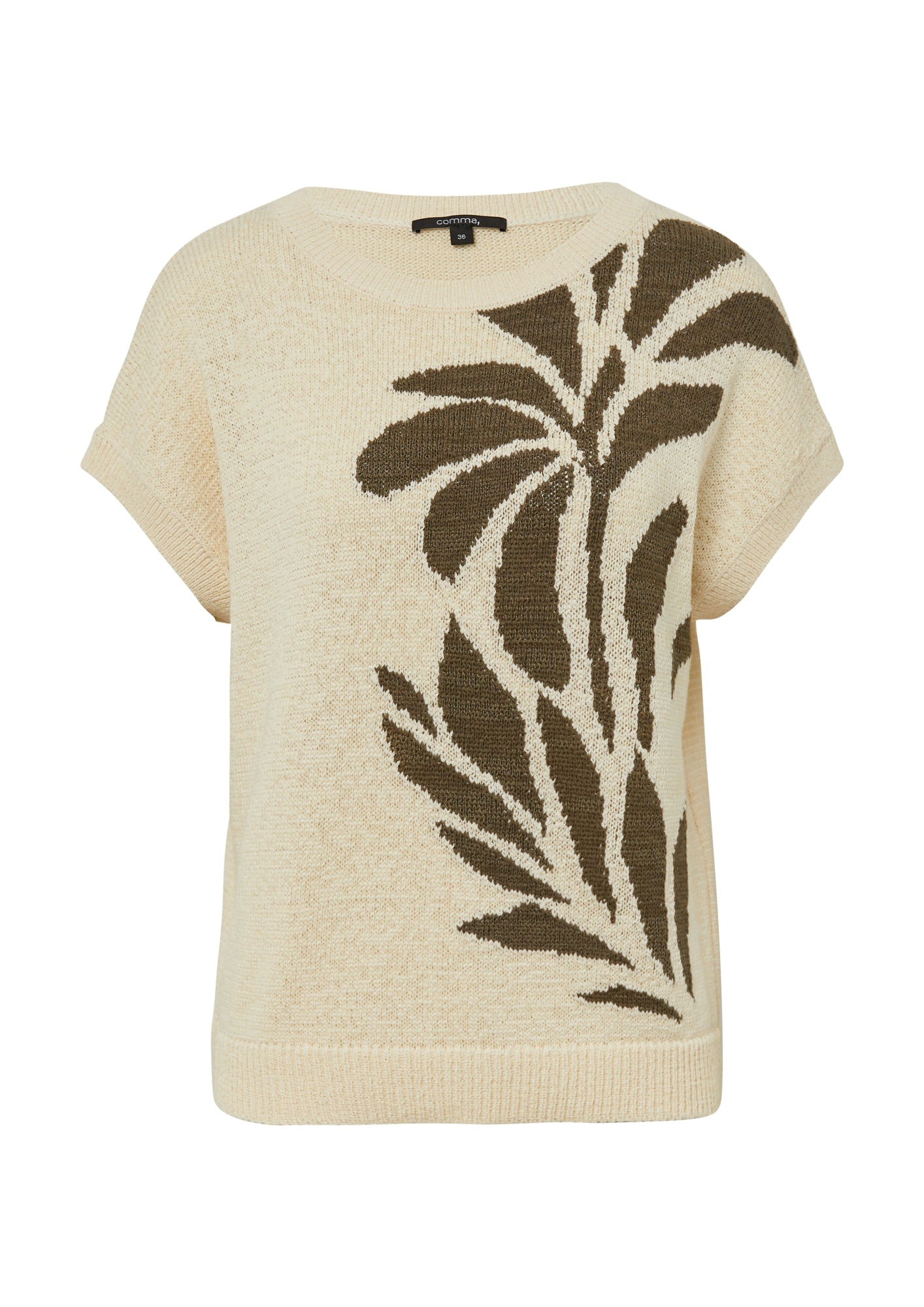 comma Pullover creme