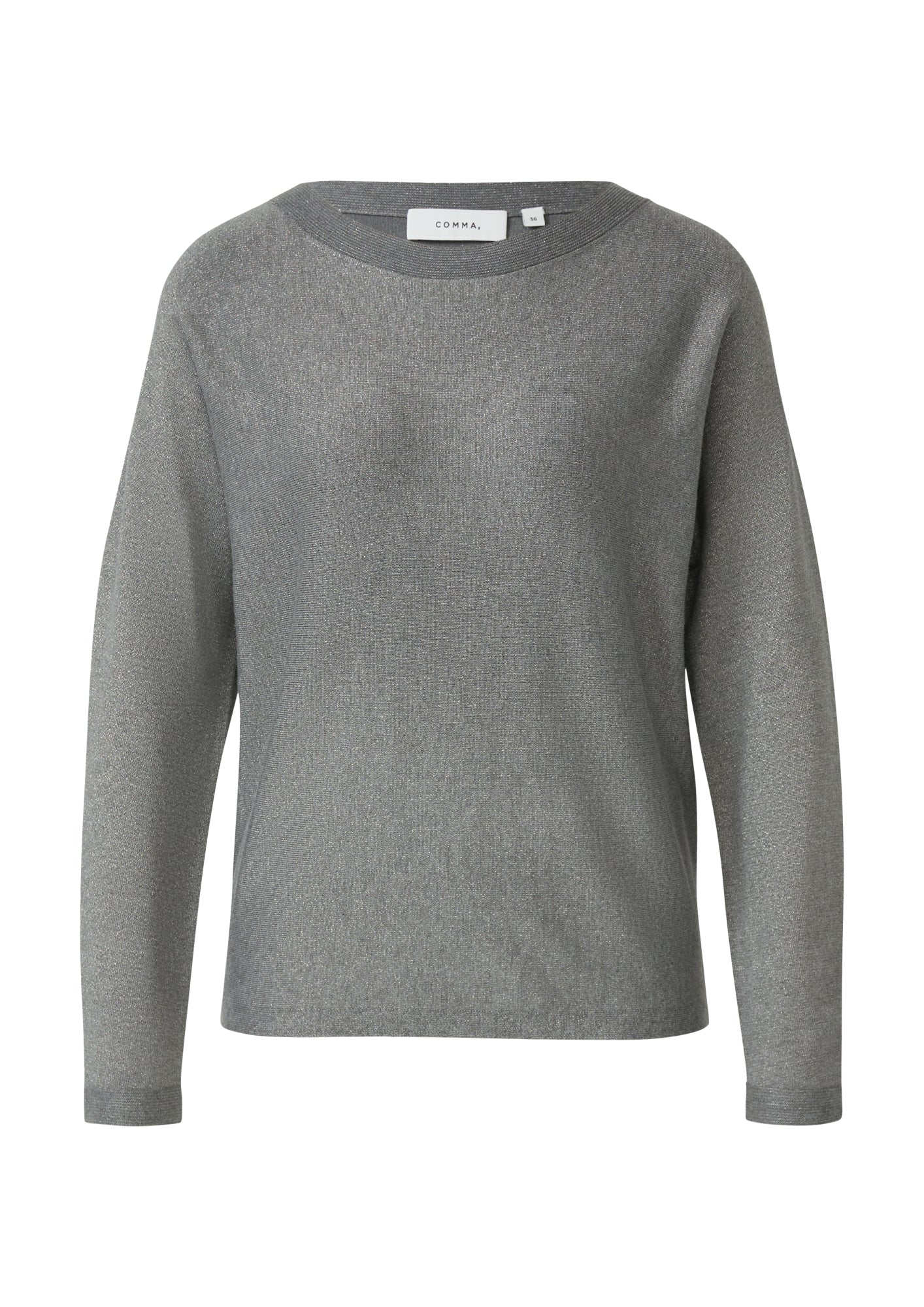 comma Pullover grau