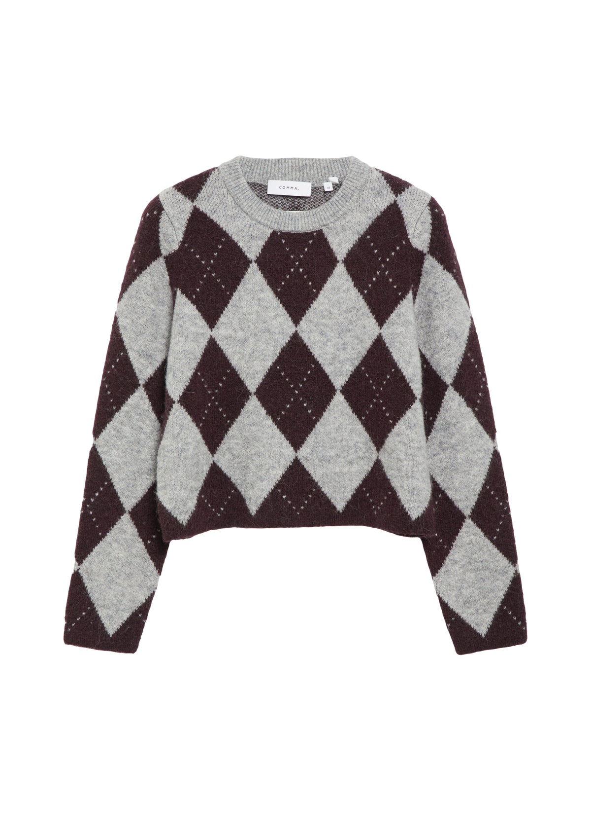 comma Pullover grau