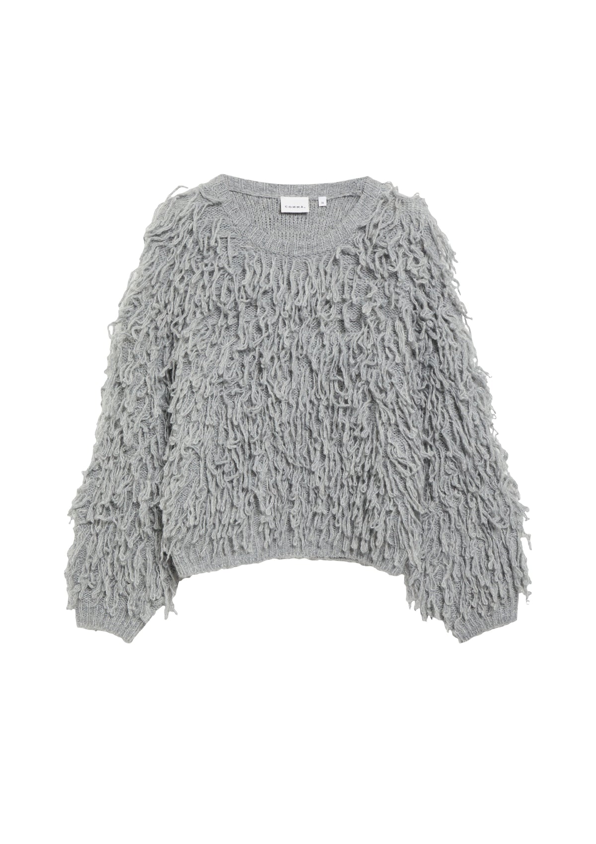 comma Pullover grau