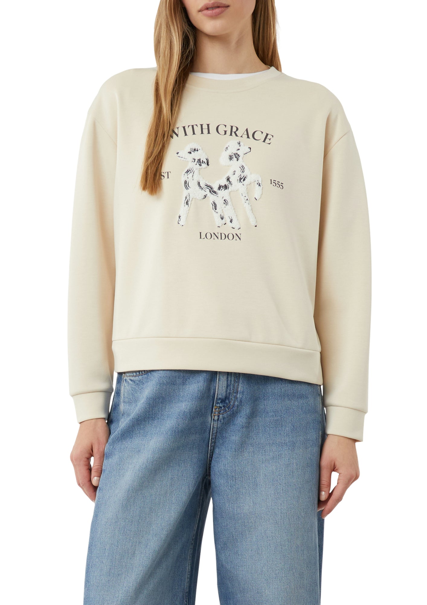 comma Sweatshirts beige