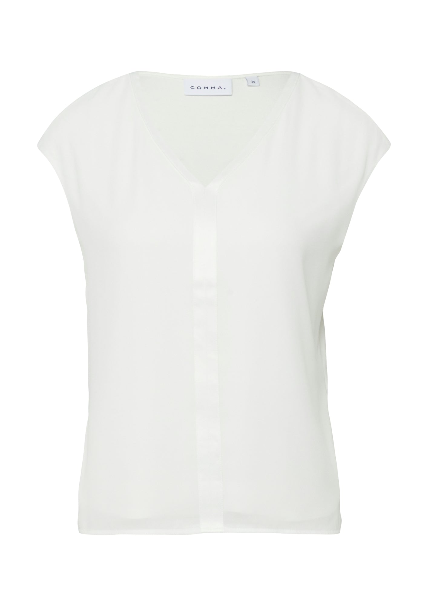 comma T-Shirts weiß