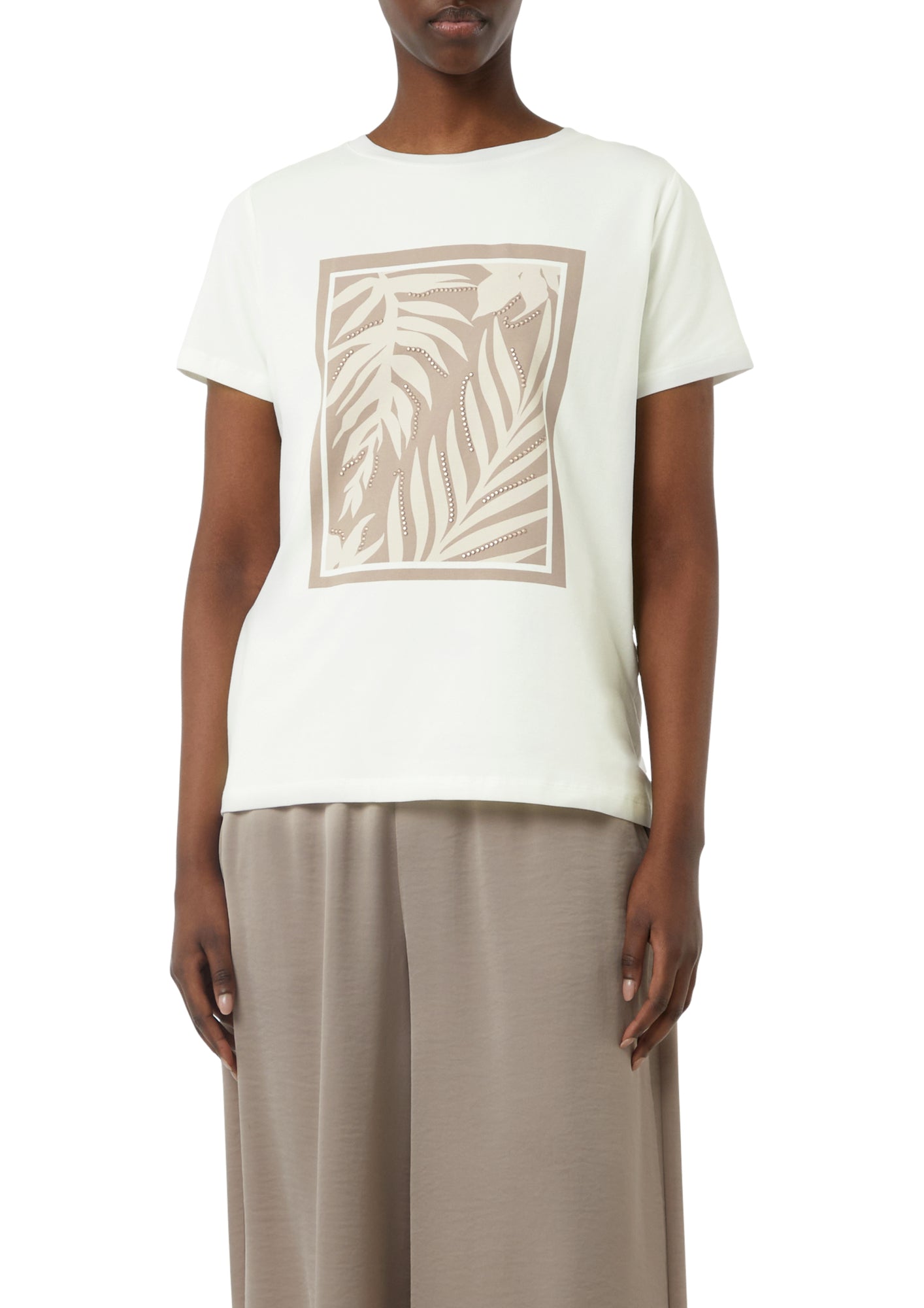 comma T-Shirts weiß