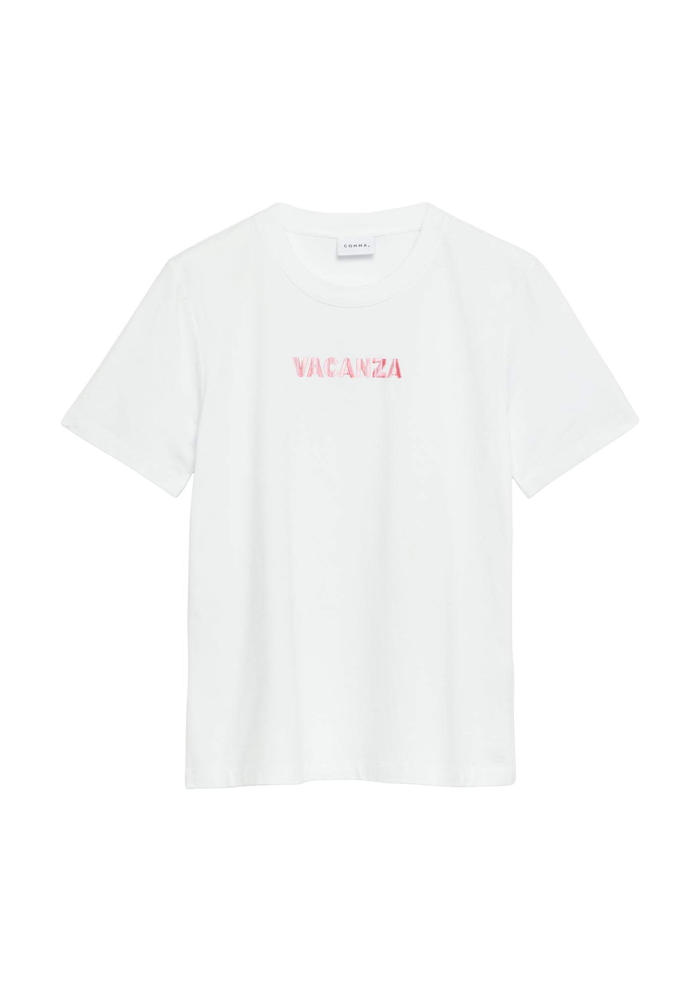 comma T-Shirts weiß