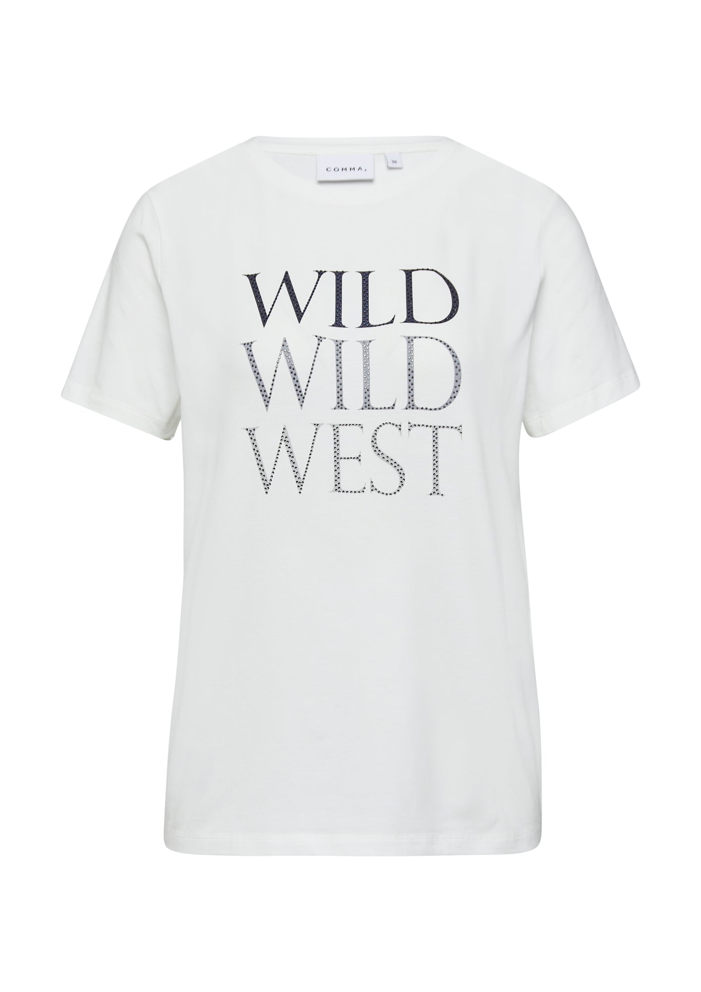 comma T-Shirts weiß