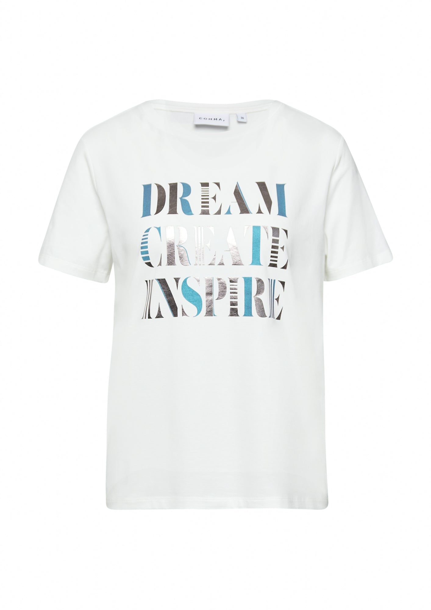 comma T-Shirts weiß