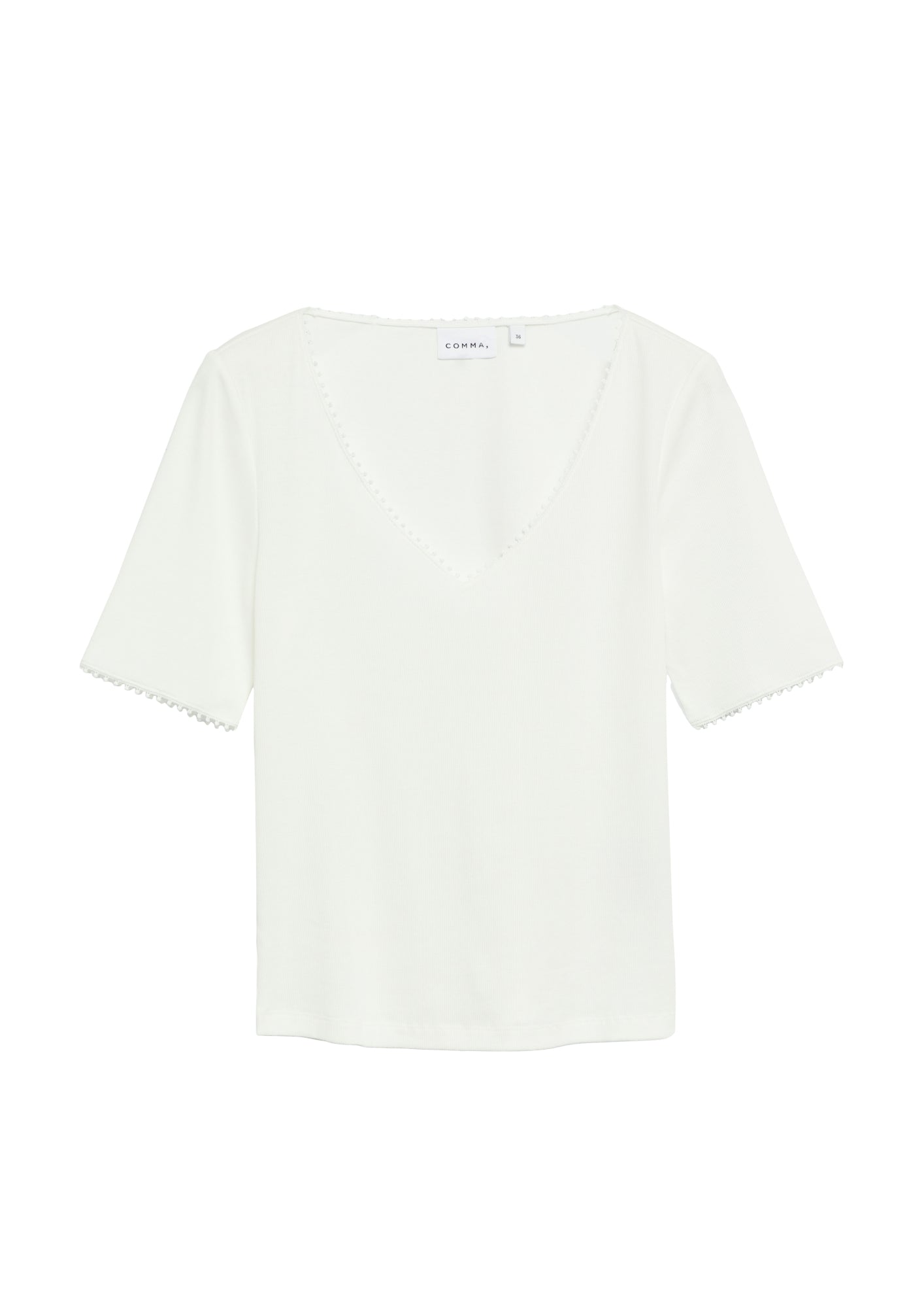 comma T-Shirts weiß