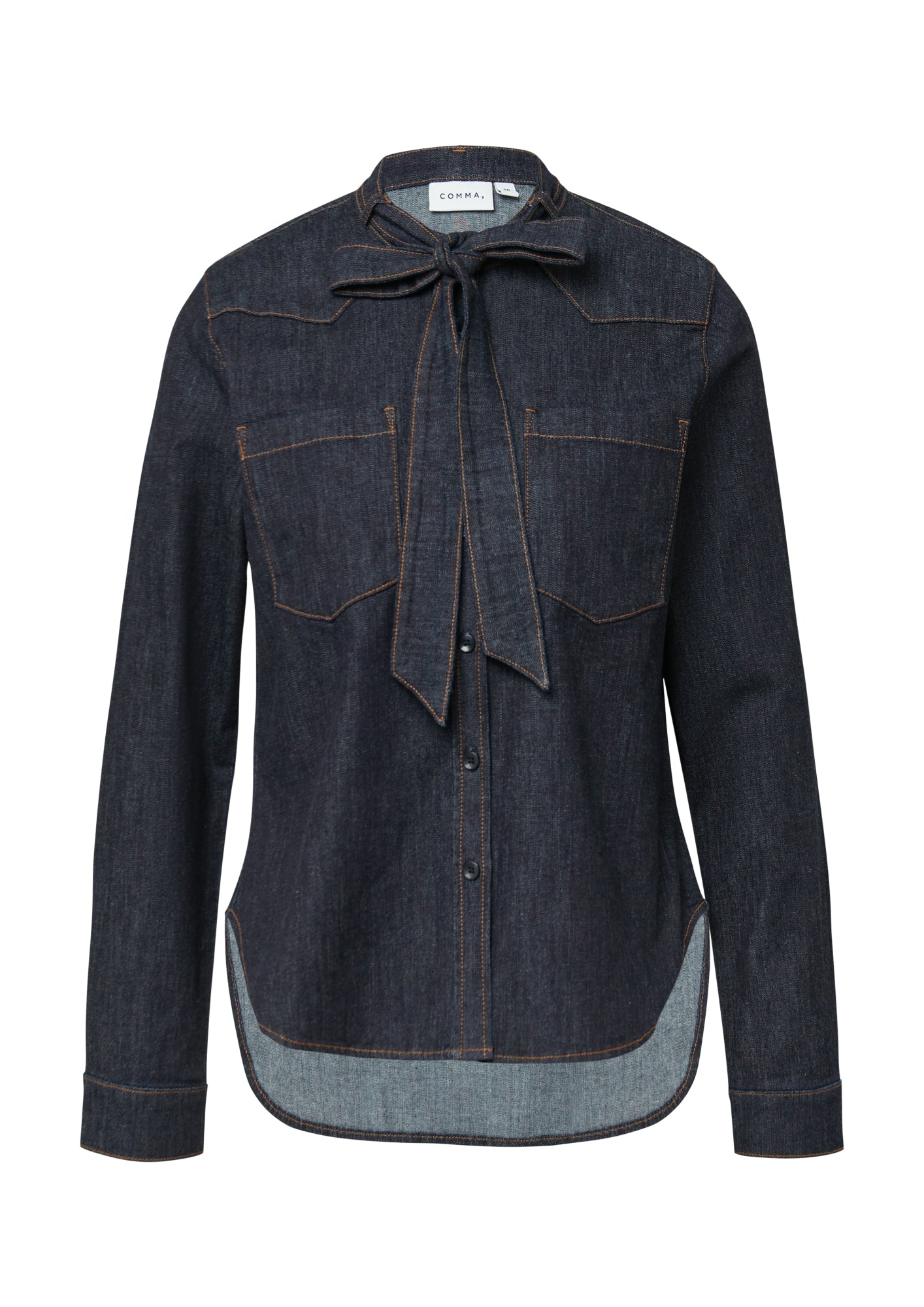 comma Blusen blau