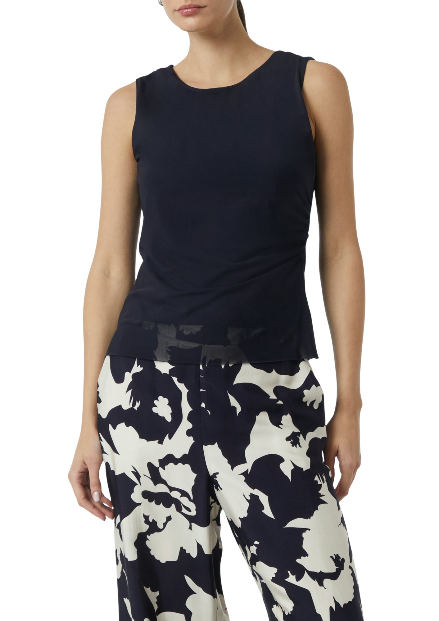 comma Tops dunkelblau