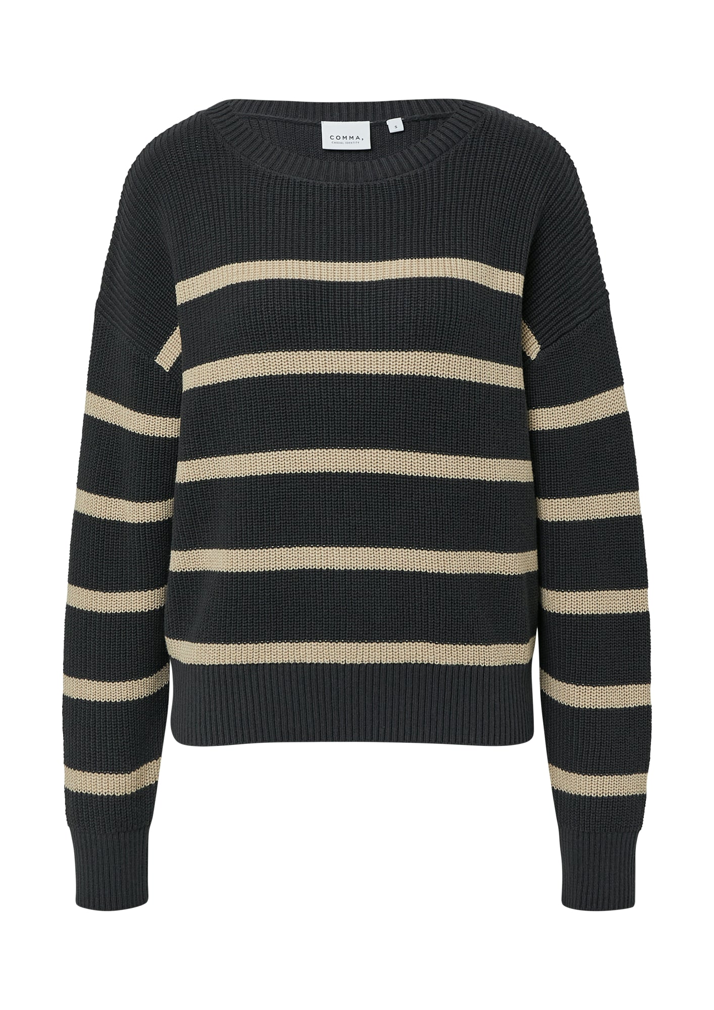 comma casual identity Pullover  schwarz