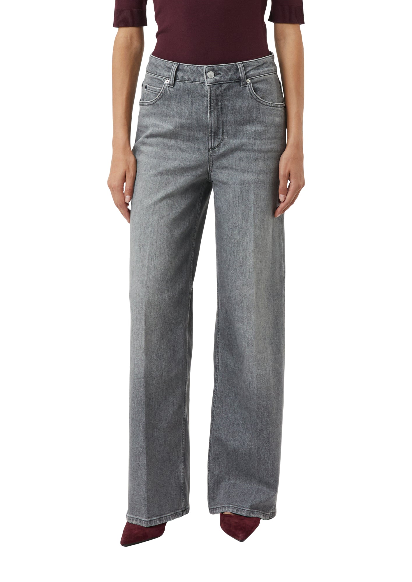 comma casual identity Relaxed, Weit grau