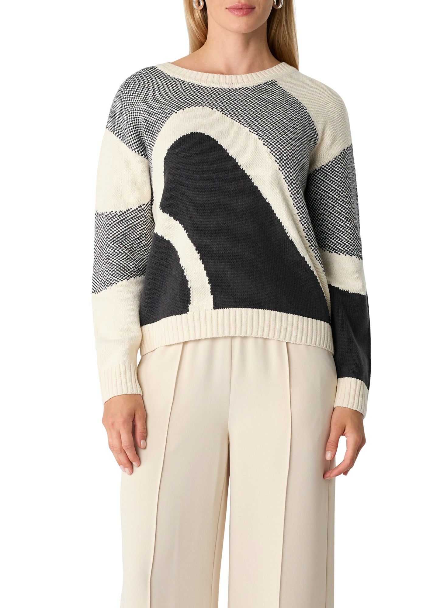 comma casual identity Pullover  weiß