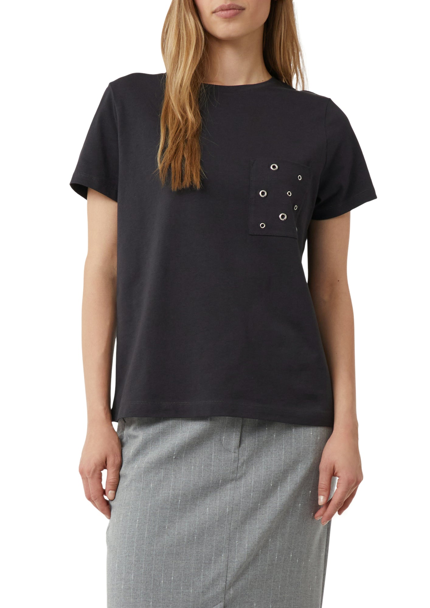 comma casual identity T-Shirts schwarz