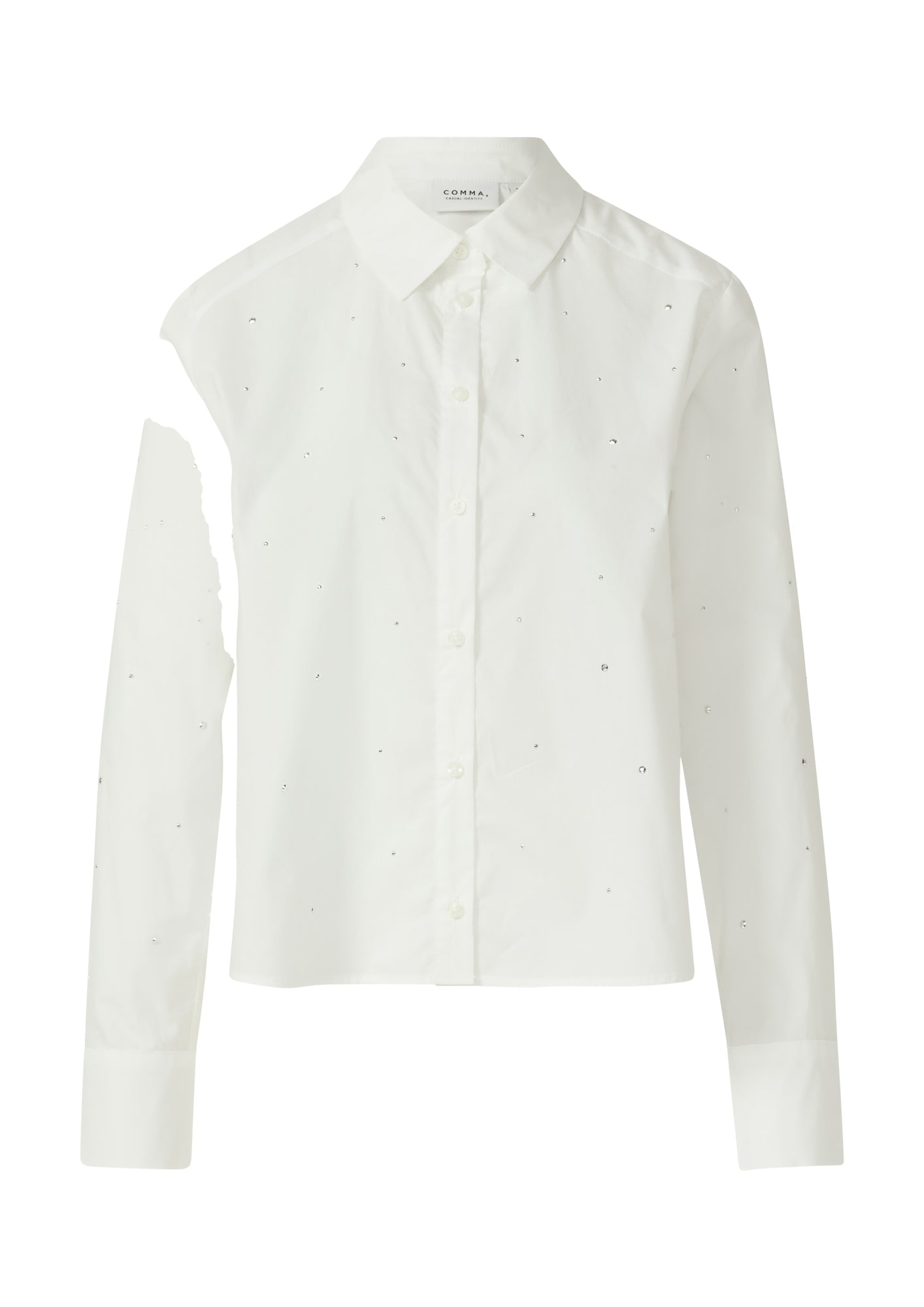 comma casual identity Blusen  weiß